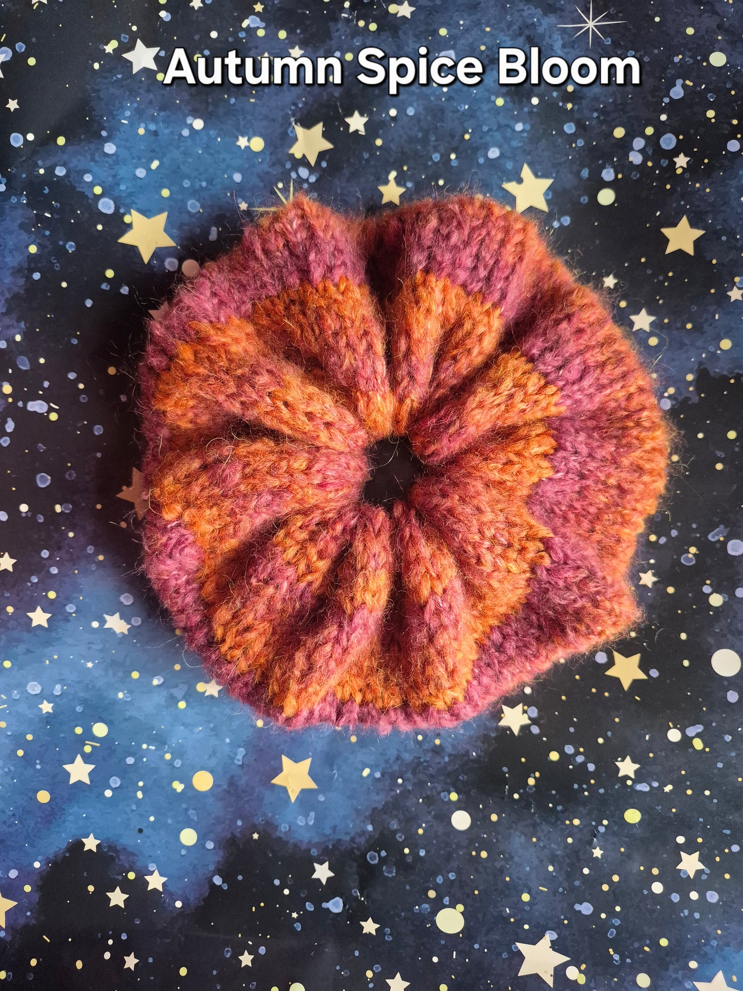 Hand Knit Mohair Scrunchie – Cosmic Color Collection